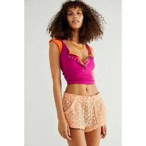 New free-est Beach Crochet Love Shorts Size XS